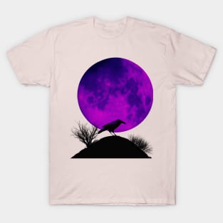 Raven and full moon T-Shirt